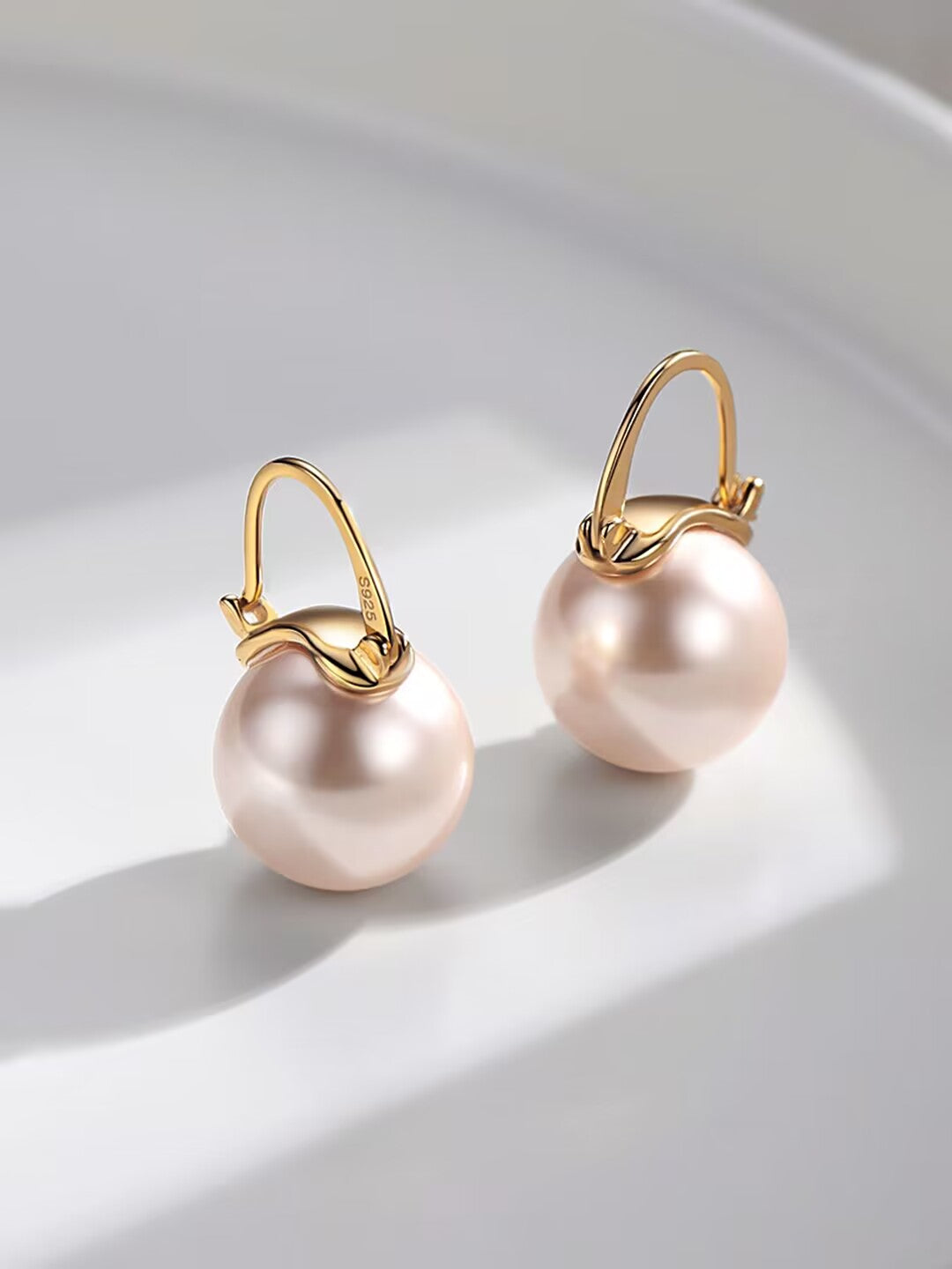 Simple Pearl Stud Earrings