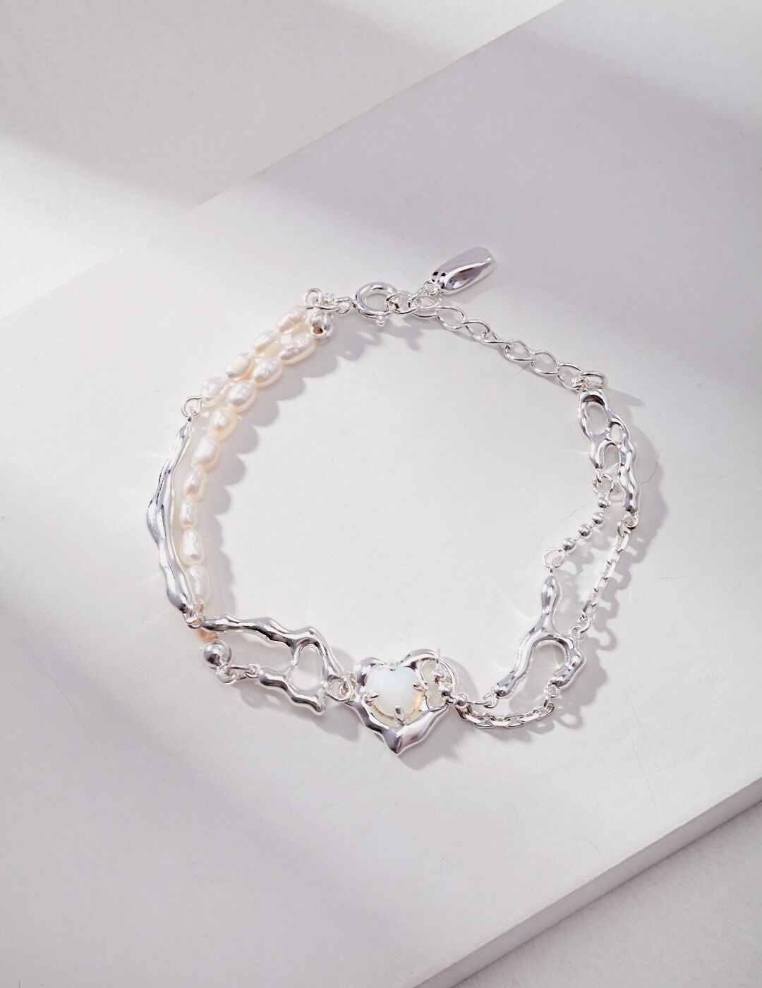 Aquamarine Pearl Bracelet