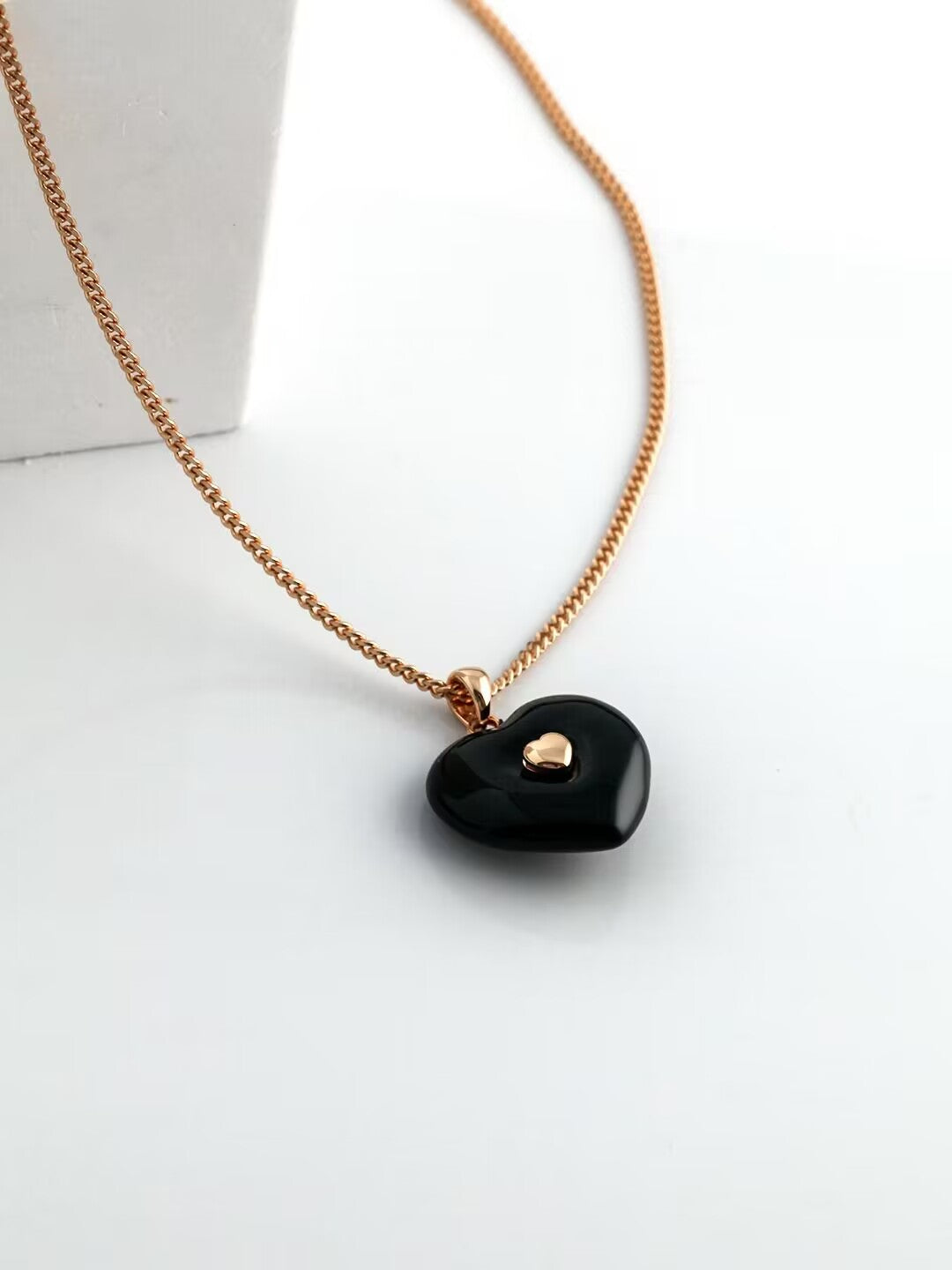 Enamel Heart Necklace