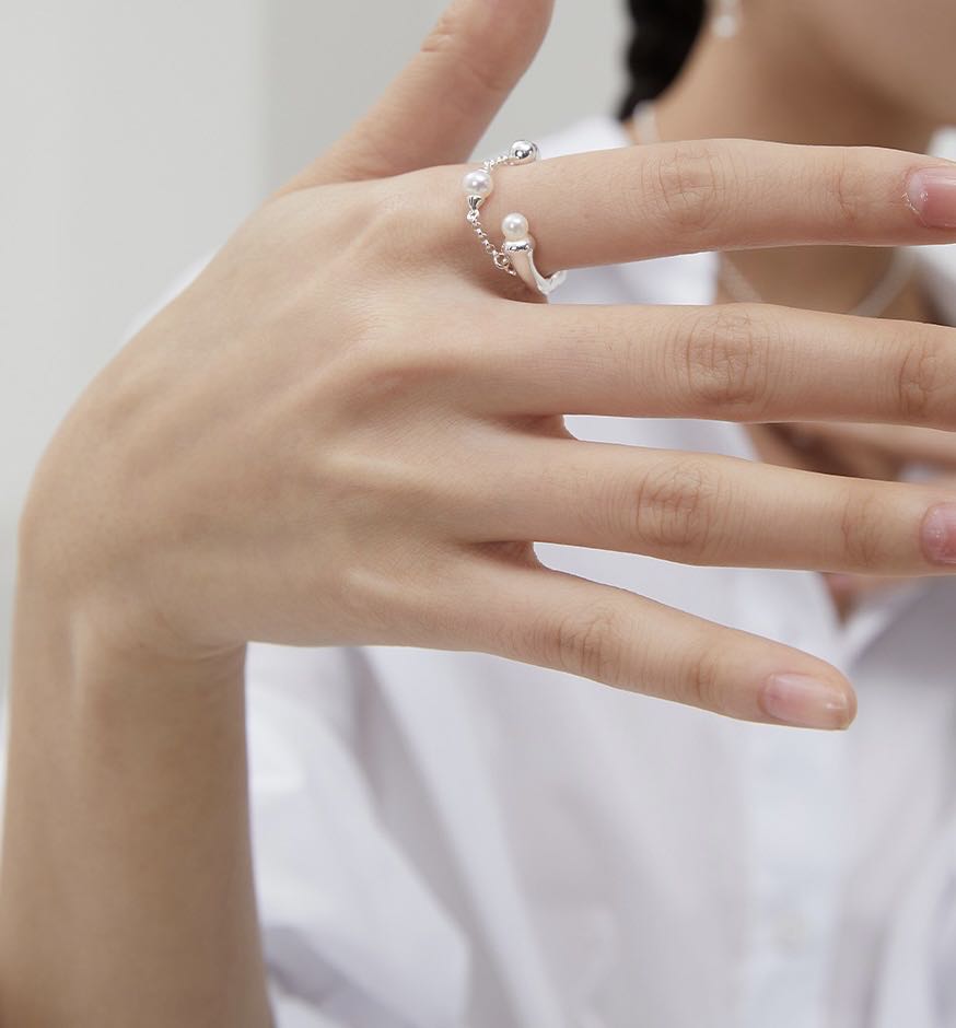 Chain Seashell Ring